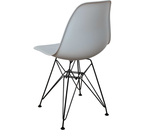 Комплект стульев пластиковых DERSTUHL 4 шт Black Eames, светло-серый, DSL03.002.4