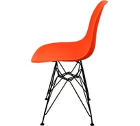 Стул пластиковый DERSTUHL Black Eames, оранжевый DSL03.005
