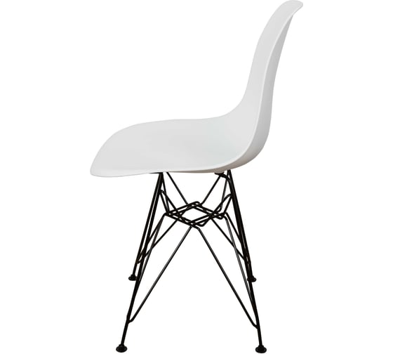 Комплект стульев пластиковых DERSTUHL 4 шт Black Eames, белый, DSL03.001.4