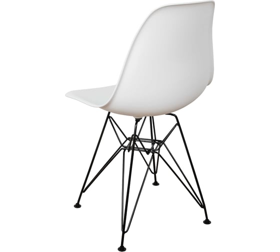 Комплект стульев пластиковых DERSTUHL 4 шт Black Eames, белый, DSL03.001.4