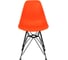 Комплект стульев пластиковых DERSTUHL 4 шт Black Eames, оранжевый, DSL03.005.4 4