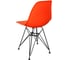 Комплект стульев пластиковых DERSTUHL 4 шт Black Eames, оранжевый, DSL03.005.4 6