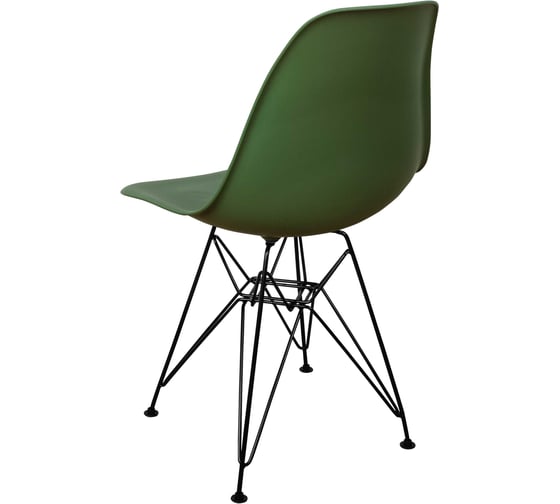 Стул пластиковый DERSTUHL Black Eames, темно-зеленый DSL03.016