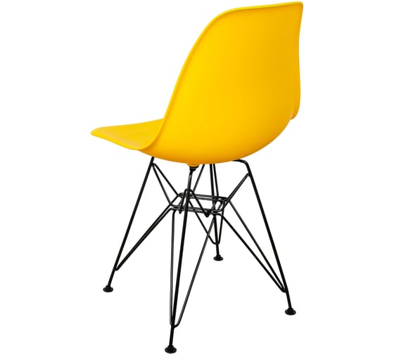 Стул пластиковый DERSTUHL Black Eames, лимон DSL03.011