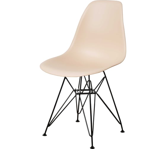 Стул DERSTUHL Black Eames теплый бежевый, комплект 2 шт DSL03.014.2 1