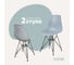 Комплект стульев пластиковых DERSTUHL 2 шт Black Eames, светло-серый, DSL03.002.2 1