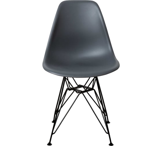 Стул пластиковый DERSTUHL Black Eames, темно-серый DSL03.003