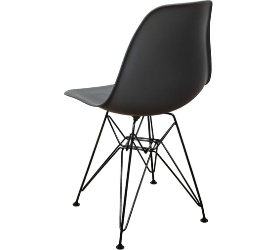 Стул пластиковый DERSTUHL Black Eames, темно-серый DSL03.003