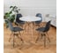 Стул пластиковый DERSTUHL Black Eames, темно-серый DSL03.003 2