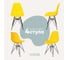 Комплект стульев пластиковых DERSTUHL 4 шт Black Eames, лимон, DSL03.011.4 1
