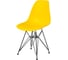 Комплект стульев пластиковых DERSTUHL 4 шт Black Eames, лимон, DSL03.011.4 3