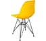 Комплект стульев пластиковых DERSTUHL 4 шт Black Eames, лимон, DSL03.011.4 6