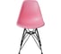 Комплект стульев пластиковых DERSTUHL 4 шт Black Eames, розовый, DSL03.015.4 4