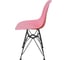 Комплект стульев пластиковых DERSTUHL 4 шт Black Eames, розовый, DSL03.015.4 5