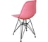Комплект стульев пластиковых DERSTUHL 4 шт Black Eames, розовый, DSL03.015.4 6