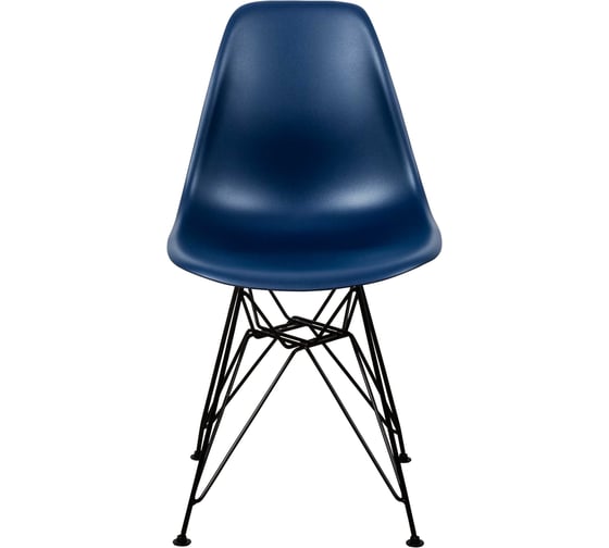 Комплект стульев пластиковых DERSTUHL 2 шт Black Eames, темно-синий, DSL03.017.2