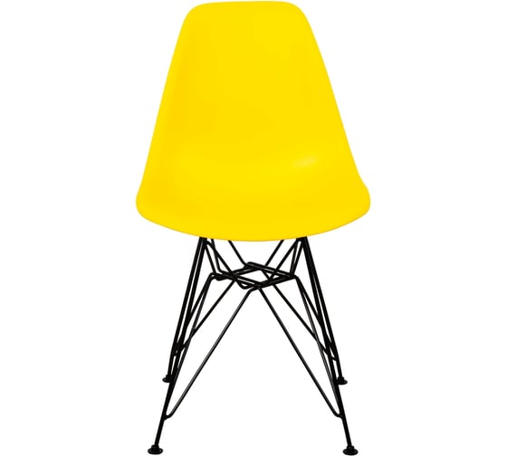 Комплект стульев пластиковых DERSTUHL 2 шт Black Eames, лимон, DSL03.011.2