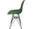 Комплект стульев пластиковых DERSTUHL 4 шт Black Eames, темно-зеленый, DSL03.016.4 5