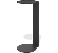 Приставной столик ЛЕБЕР металлический малый Мале (черный муар, 280x310x650) 11.50.054B-280х310х650