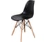 Комплект стульев пластиковых DERSTUHL 2 шт Wood Eames, черный, DSL01.010.2 3