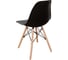 Комплект стульев пластиковых DERSTUHL 2 шт Wood Eames, черный, DSL01.010.2 6