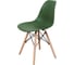 Стул пластиковый DERSTUHL Wood Eames, темно-зеленый DSL01.016 3
