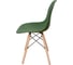 Стул пластиковый DERSTUHL Wood Eames, темно-зеленый DSL01.016 5