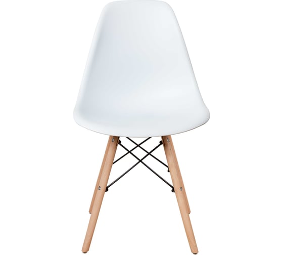 Стул пластиковый DERSTUHL Wood Eames, белый DSL01.001