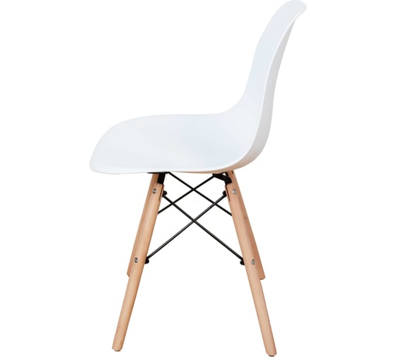 Стул пластиковый DERSTUHL Wood Eames, белый DSL01.001