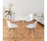 Стул пластиковый DERSTUHL Wood Eames, белый DSL01.001 2