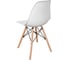 Стул пластиковый DERSTUHL Wood Eames, белый DSL01.001 6