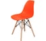 Комплект стульев пластиковых DERSTUHL 4 шт Wood Eames, оранжевый, DSL01.005.4 3