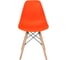 Комплект стульев пластиковых DERSTUHL 4 шт Wood Eames, оранжевый, DSL01.005.4 4