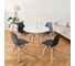Комплект стульев пластиковых DERSTUHL 4 шт Wood Eames, темно-серый, DSL01.003.4 2