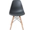 Комплект стульев пластиковых DERSTUHL 4 шт Wood Eames, темно-серый, DSL01.003.4 4