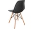 Комплект стульев пластиковых DERSTUHL 4 шт Wood Eames, темно-серый, DSL01.003.4 6