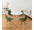 Комплект стульев пластиковых DERSTUHL 4 шт Wood Eames, темно-зеленый, DSL01.016.4 2