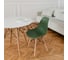 Комплект стульев пластиковых DERSTUHL 4 шт Wood Eames, темно-зеленый, DSL01.016.4 7
