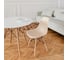 Комплект стульев пластиковых DERSTUHL 2 шт Wood Eames, теплый бежевый, DSL01.014.2 7