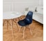 Стул пластиковый DERSTUHL Wood Eames, темно-синий DSL01.017 7