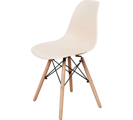 Стул DERSTUHL Wood Eames теплый бежевый DSL01.014