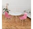 Стул пластиковый DERSTUHL Wood Eames, розовый DSL01.015 2