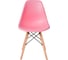 Стул пластиковый DERSTUHL Wood Eames, розовый DSL01.015 4