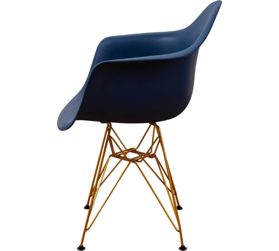 Стул-кресло из пластика DERSTUHL Gold Eames, темно-синий DSL040.017