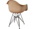 Комплект стульев пластиковых DERSTUHL 2 шт Black Eames, темно-бежевый, DSL06.013.2 6