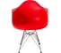 Комплект стульев пластиковых DERSTUHL 2 шт Chrom Eames, красный, DSL05.006.2 4
