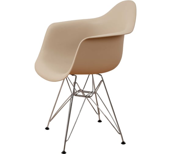 Стул-кресло из пластика DERSTUHL Chrom Eames, темно-бежевый DSL05.013 1