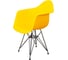 Стул-кресло из пластика DERSTUHL Black Eames, лимон DSL06.011 3