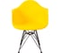 Стул-кресло из пластика DERSTUHL Black Eames, лимон DSL06.011 4