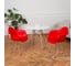 Стул-кресло из пластика DERSTUHL Chrom Eames, красный DSL05.006 2